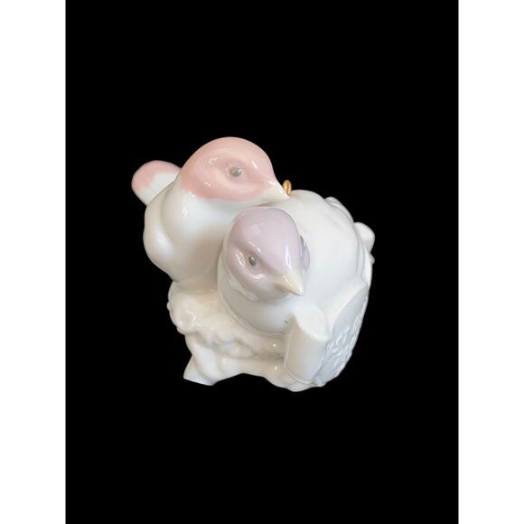 Lladro Ornament Figurine Love Birds “First Christmas Together 1993”Signed No Box - Picture 3 of 8